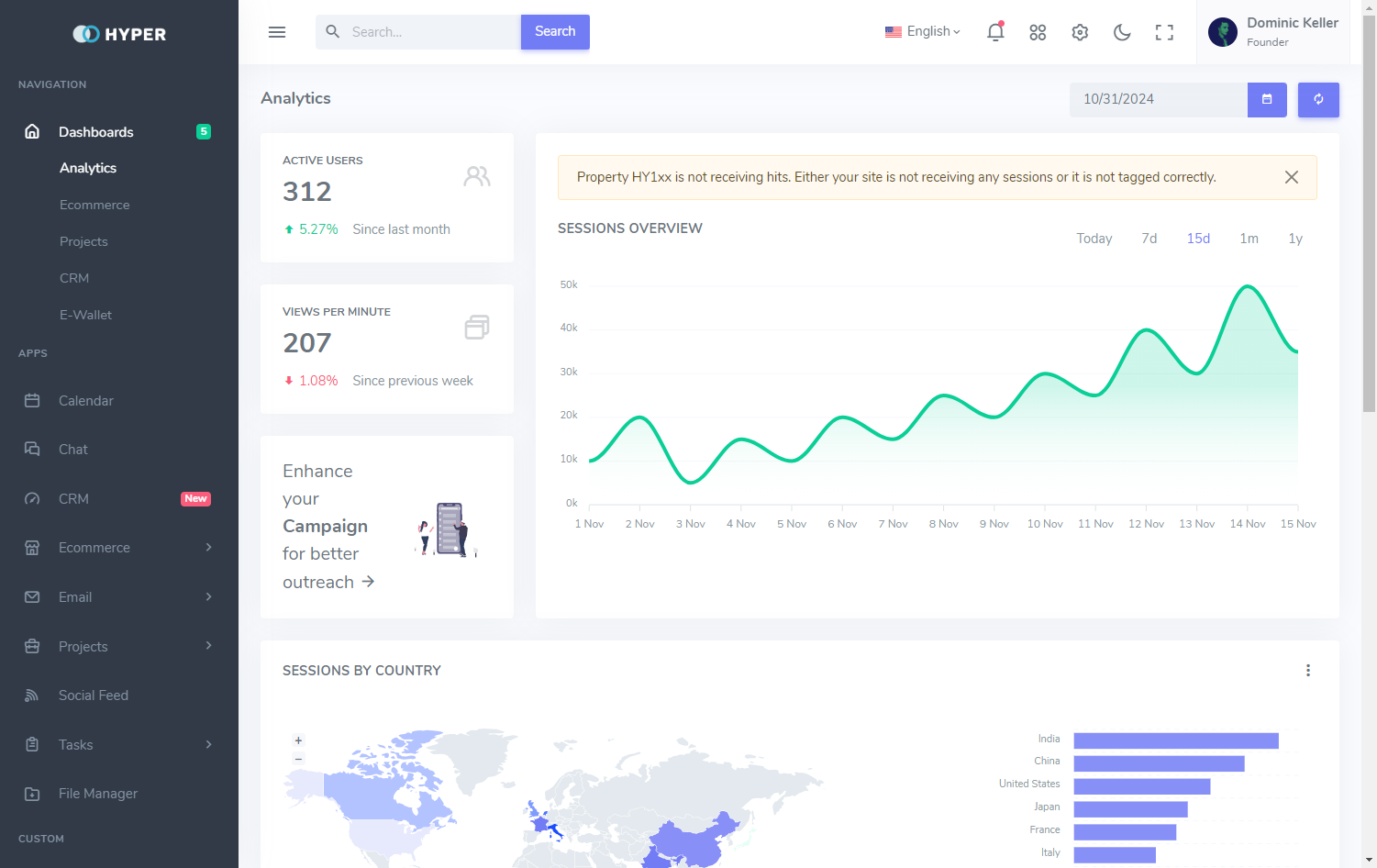 Bootstrap4官方模板Hyper
